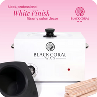 Black Coral Wax 10lb professional wax warmer available colors – white and universal wax machine and wax pot