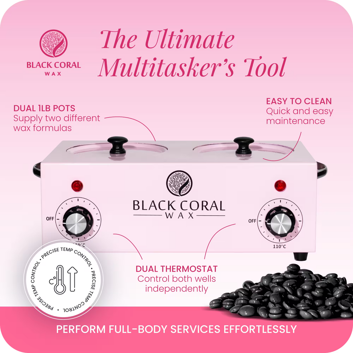 New Double Wax Warmer | Dual Wax Melting in 4 Stylish Colors