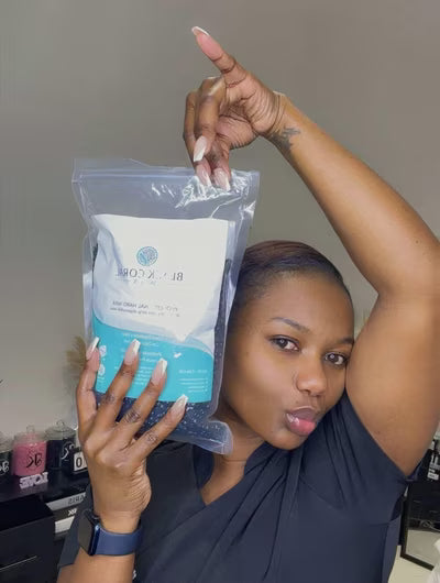 Esthetician using BCW products