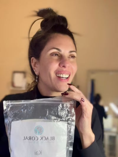 Esthetician using BCW products