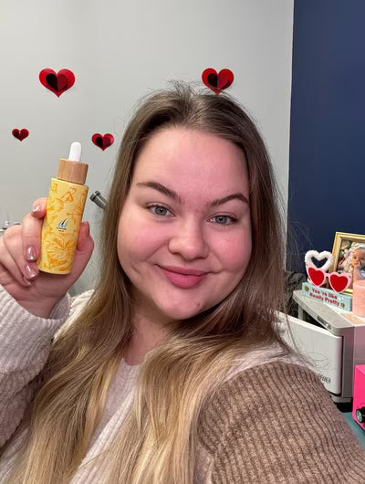 Esthetician using BCW products